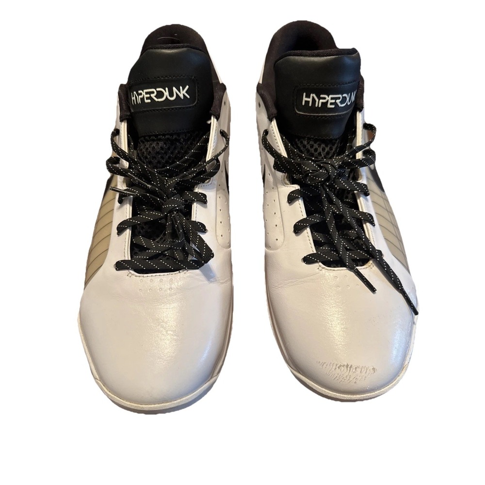 Nike Hyperdunk 2009 White Black Basketball Shoes Size 17 (395469-104)‎